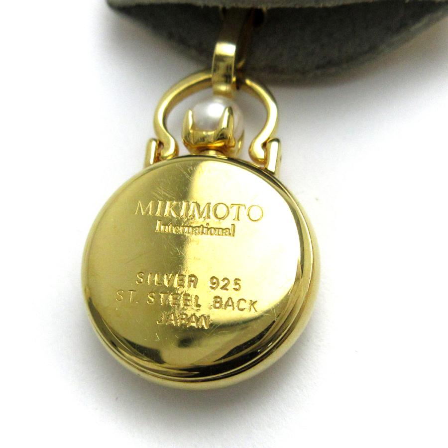 MIKIMOTO ミキモト 時計 チェーンウォッチ レディース SV925 MIKIMOTO ミキモト 時計 チェーンウォッチ レディース SV925