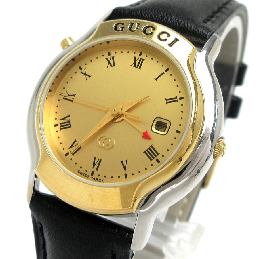 GUCCI グッチ 時計 モンディアル ボーイズ GMT ゴールドコンビ 8200JR 