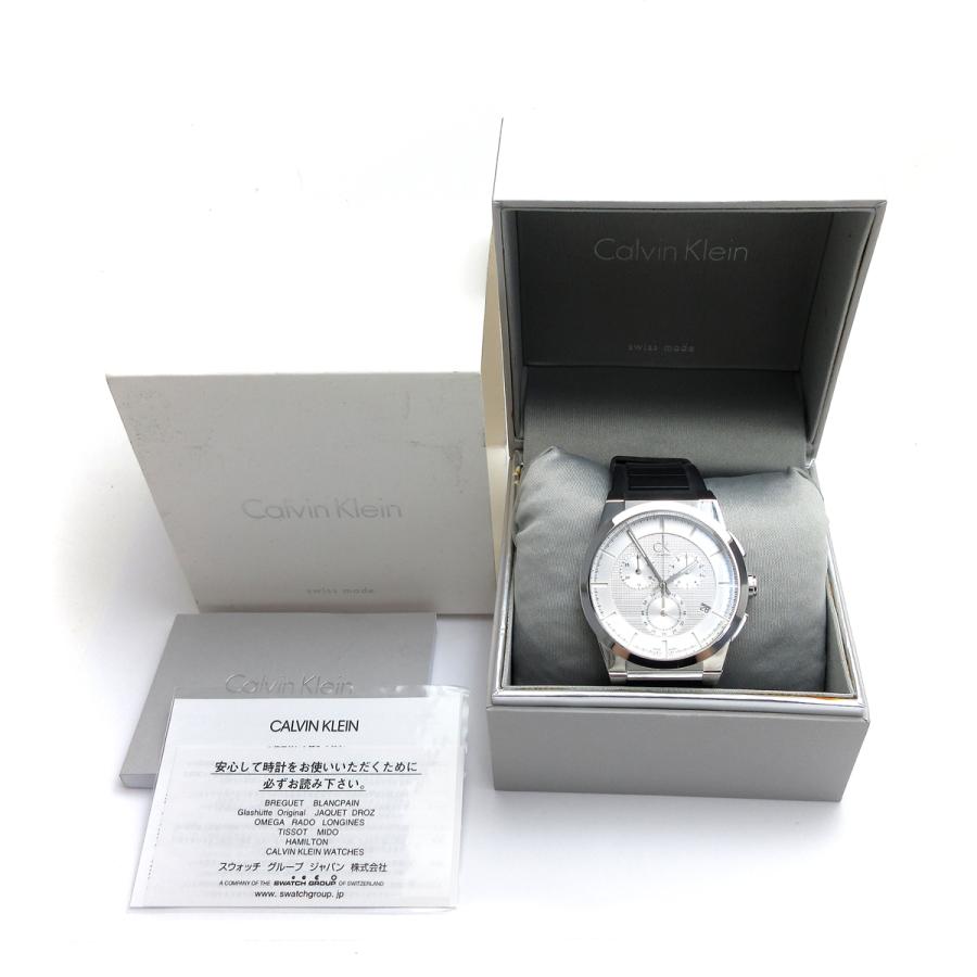 ck Calvin Klein カルバンクライン 時計 クロノグラフ メンズ