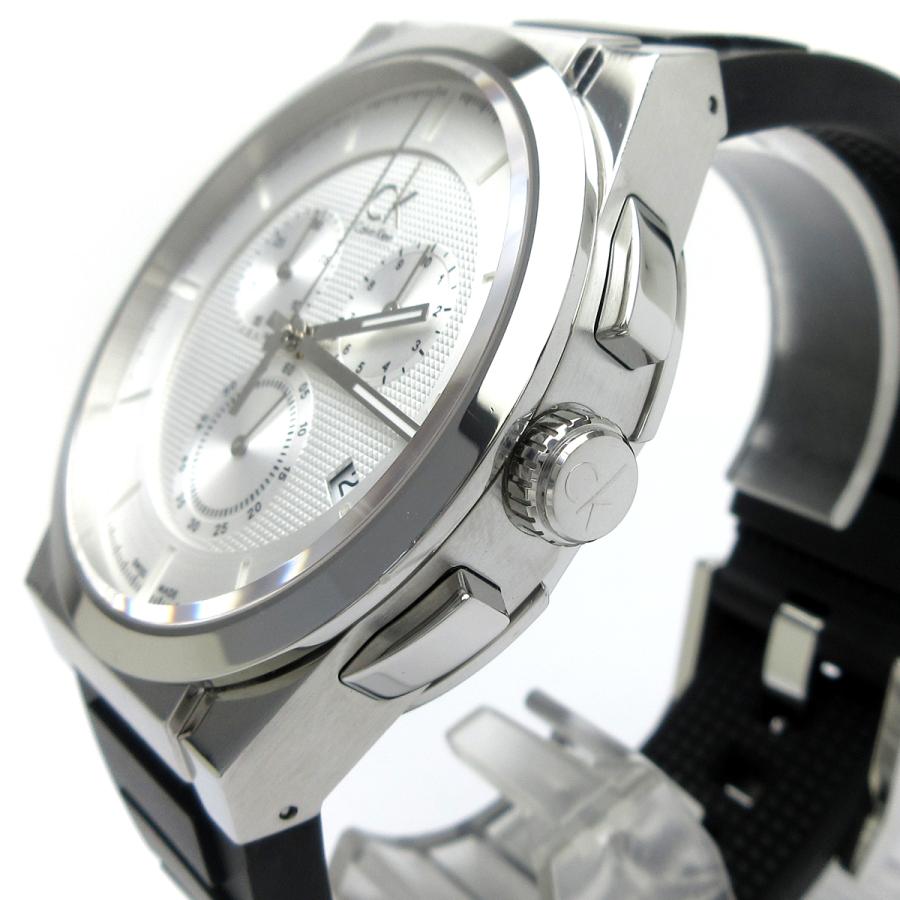 カルバンクライン ダート クロノグラフ カレンダー 腕時計 メンズ シルバー カルバンクライン ダート クロノグラフ カレンダー 腕時計