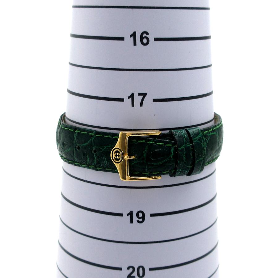 GUCCI グッチ 時計 レクタンギュラー メンズ 緑 2600M クォーツ