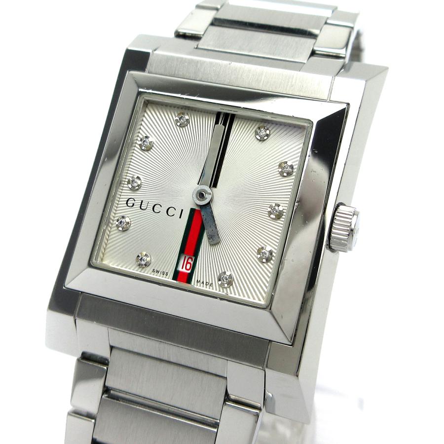 GUCCI（グッチ） 時計 GUCCI 111J ウェビングライン ボーイズ ダイヤ