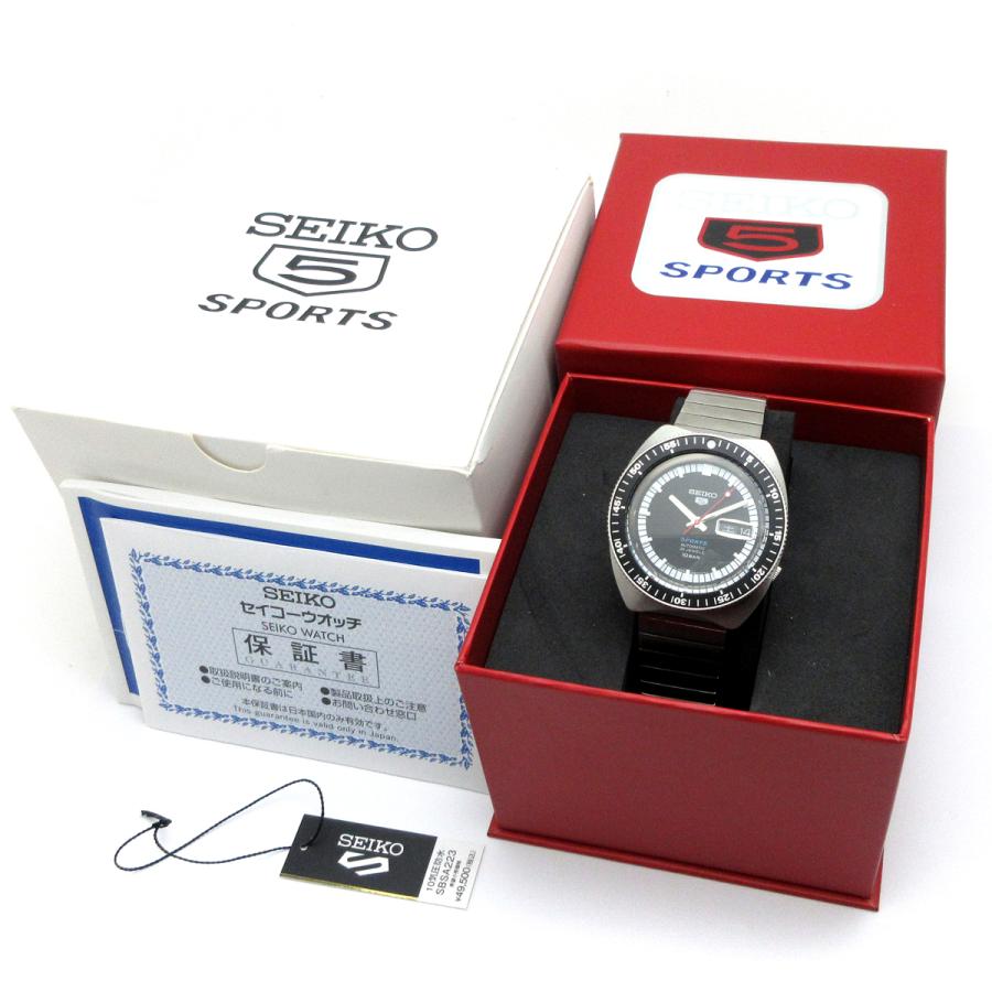 未使用 SEIKO 5 4R36-13S0 SBSA223 自動巻き 稼働品 Seiko 5 Sports セイコー 時計 スポーツ オートマチック メンズ 55周年