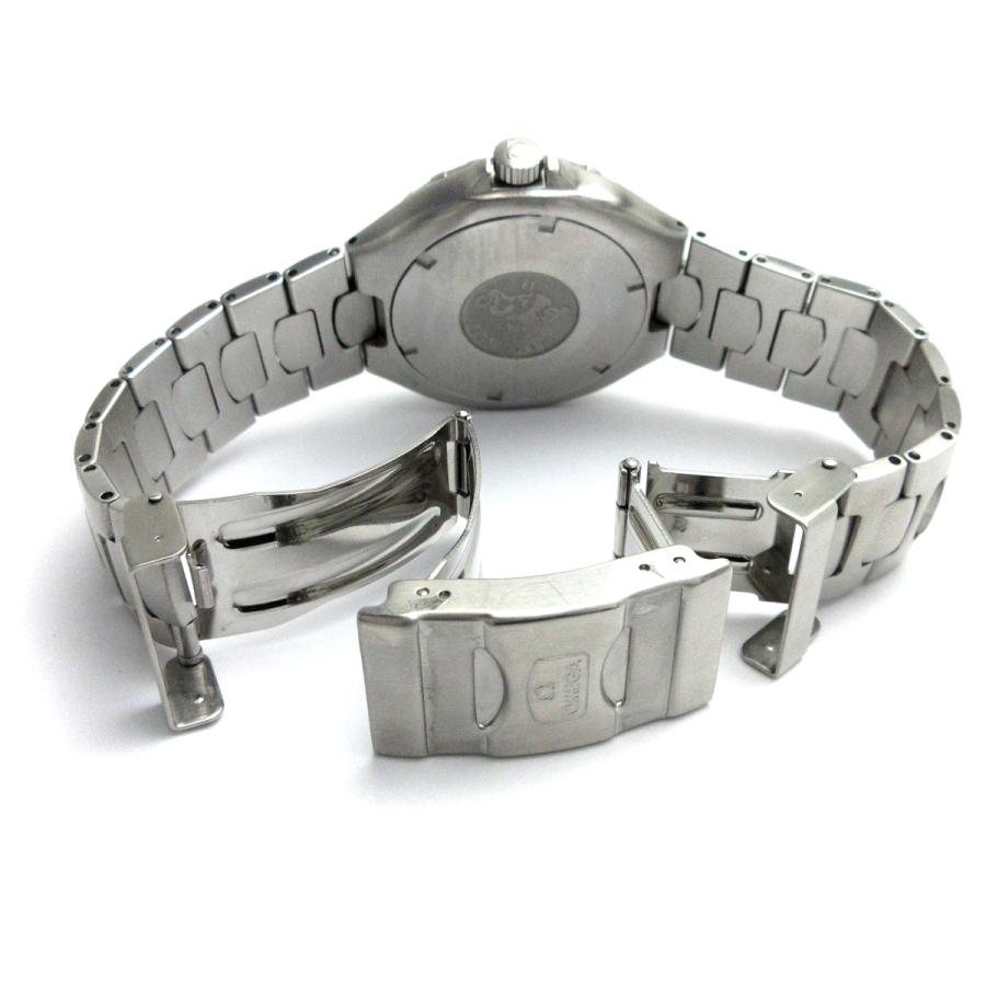 SEAMASTER オメガ 時計 OMEGA シーマスター デイト メンズ 黒文字盤 