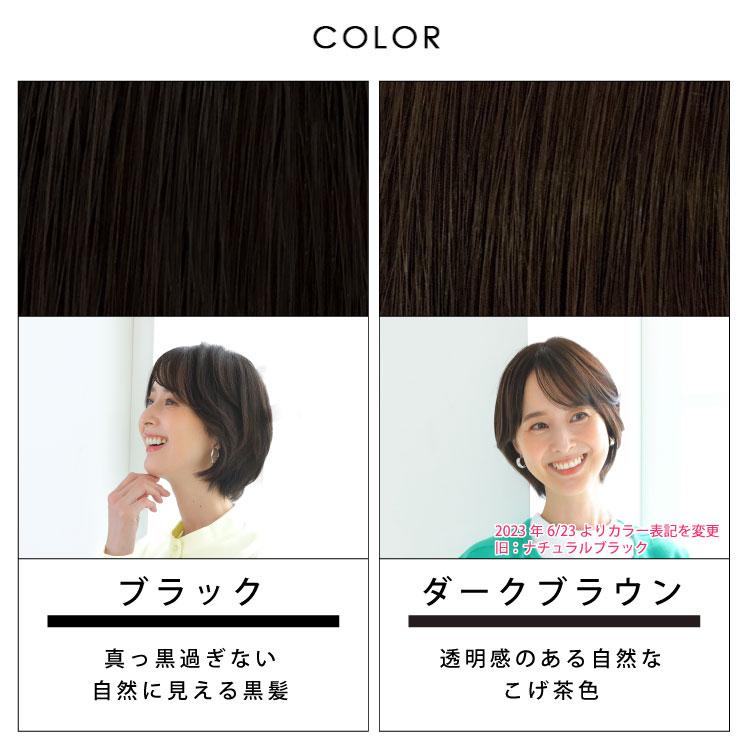 返品・色交換OK　ショート SSサイズ Web限定商品 ボリュームが増えない とけこみウィッグ 部分ウィッグ 白髪隠し 極薄ナチュラル バレないの画像