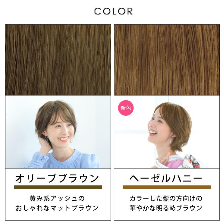 返品・色交換OK　ショート SSサイズ Web限定商品 ボリュームが増えない とけこみウィッグ 部分ウィッグ 白髪隠し 極薄ナチュラル バレないの画像