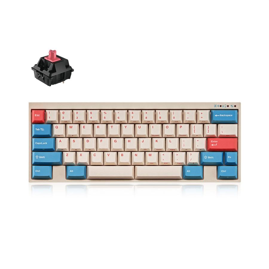 LEOPOLD FC630MBT cherry mx2a 静音赤軸 動作確認済み LEOPOLD LEOPOLD(レオポルド）FC630MBT CoralBlue 英語US配列