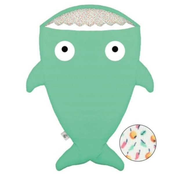 お魚さんのお昼寝布団 寝袋 フットマフ baby bite ベイビーバイツ 緑 