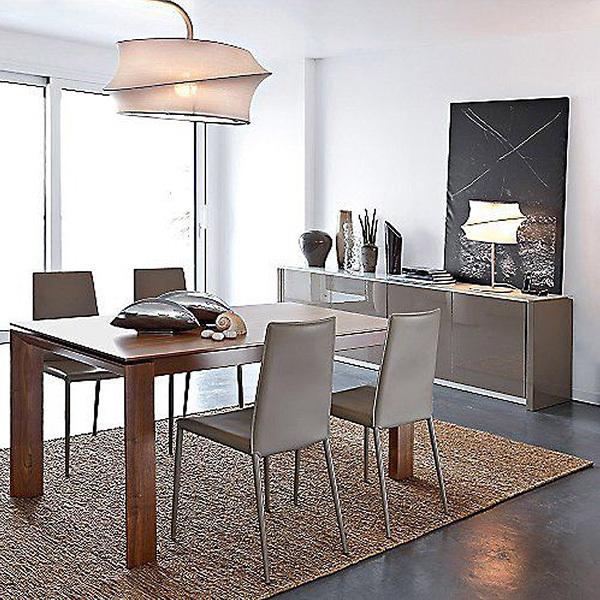 calligaris（カリガリス） ダイニングチェア ボヘム BOHEME レザー座面
