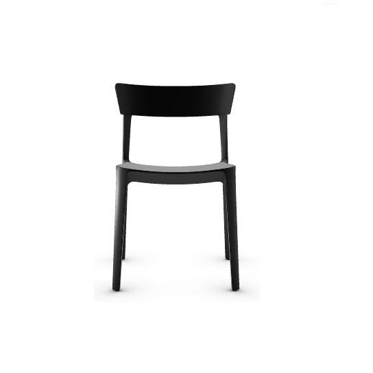 calligaris（カリガリス） ダイニングチェア スキン ブラック(樹脂素材