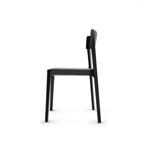 calligaris（カリガリス） ダイニングチェア スキン ブラック(樹脂素材