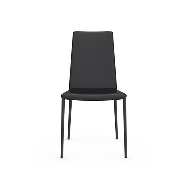 カリガリス　グレー ダイニングチェア 2脚セット calligaris カリガリス ダイニングチェア ボヘム BOHEME レザー グレー