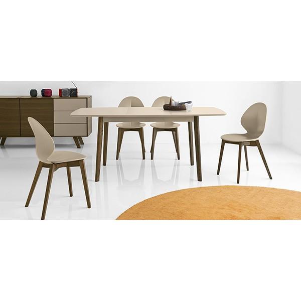 Calligaris カリガリス BASIL バジル ホワイト カリガリス バジル ダイニングチェア(木脚) ／ Calligaris BASIL