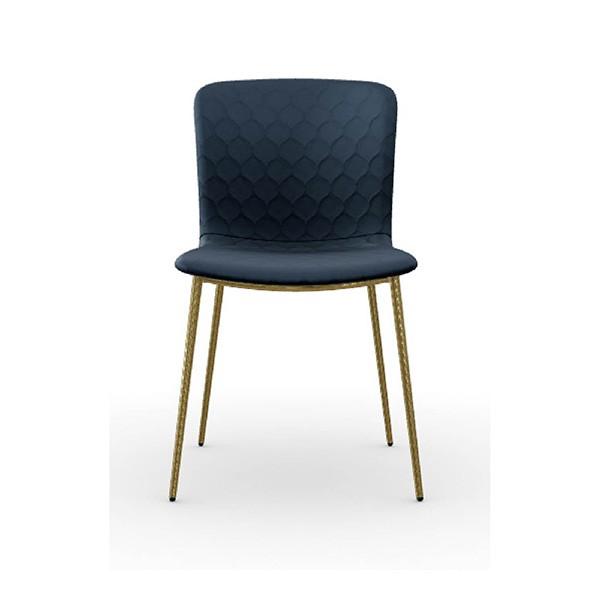 346＊□カリガリス コヌビア ロウ ダイニングチェア 1脚 ブルー 346