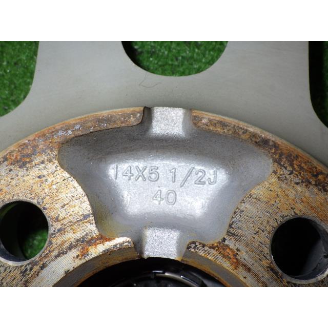 中古 ノート　E12　純正アルミ　タイヤセット　14×5.5j　+40　4穴　PCD100　185-70R14ミシュラン夏タイヤ付　8178 | ノート | 06