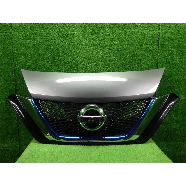 ノート DAA-HE12 ラジエータグリル KAD ガンメタリック  カメラ付/カラーパネル付 62310-5WK6B 62320-5WJ0C 8522 | ノート