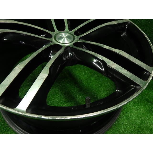 中古 社外アルミホイール4本セット 18インチ 7.5J +48 5穴 PCD100 ハブ 