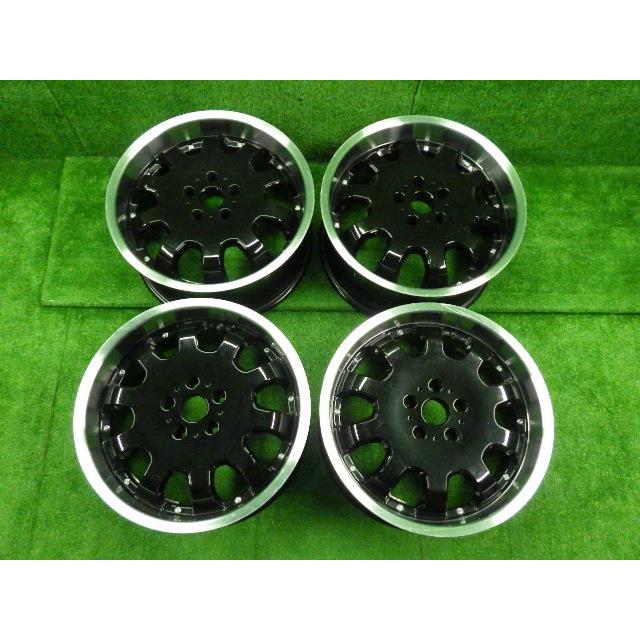 社外　中古アルミ ホイール　18×8JJ　+45　5穴　PCD114.3　４本セット　ディッシュタイプ　デザインbyスピリッツ | 