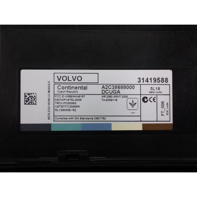 ボルボ 60シリーズ LDA-FD4204T キーレスコンピューター 31419588  8898 |  | 04