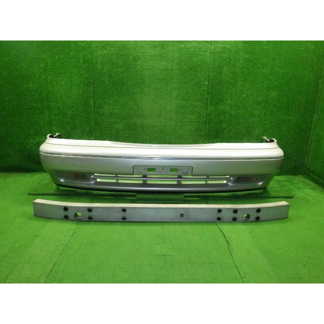 クラウンワゴン E-JZS130G FバンパーASSY 29T 白パール/銀 ワゴン/ホースメント付/メッキモール付 52119-31011-A0 9058 | クラウン