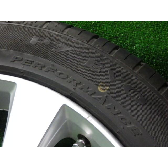 自動車 純正アルミタイヤセット BR9 レガシィ 17インチ 7.5J +55 