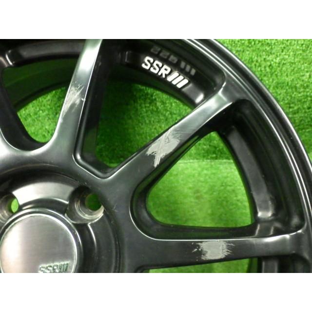 中古  アルミホイール　4本セット　ヴィッツ　SSR　GTV02　15インチ　６Ｊ　+45　４穴　ＰＣＤ１００　 | ヴィッツ | 04