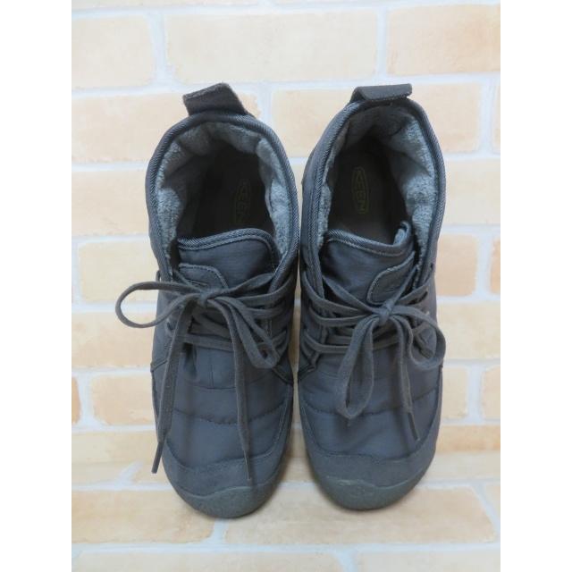 【中古】 KEEN キーン ハウザー キルテッド チャッカ ブーツ グレー US9.5 111378857｜lepton｜02