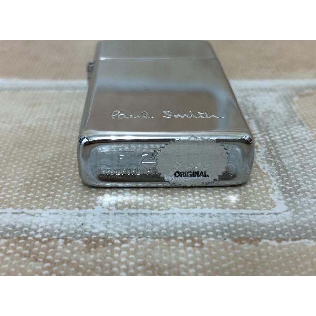 【中古】 ケース有 Paul Smith×ZIPPO ポールスミス ライター ジッポ シルバーカラー  111381106｜lepton｜05