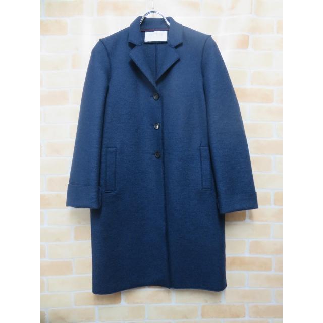 HARRIS WHARF LONDON チェスターコート 40(M位) 紺 【古着】【中古 