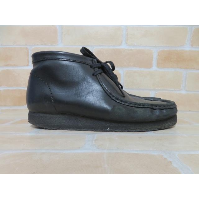 ■ Clarks クラークス ワラビーブーツ レザーシューズ 11826 黒 Clarks CLARKS WALLABEE BOOT GORE-TEX BLACK LEATHER 26146260