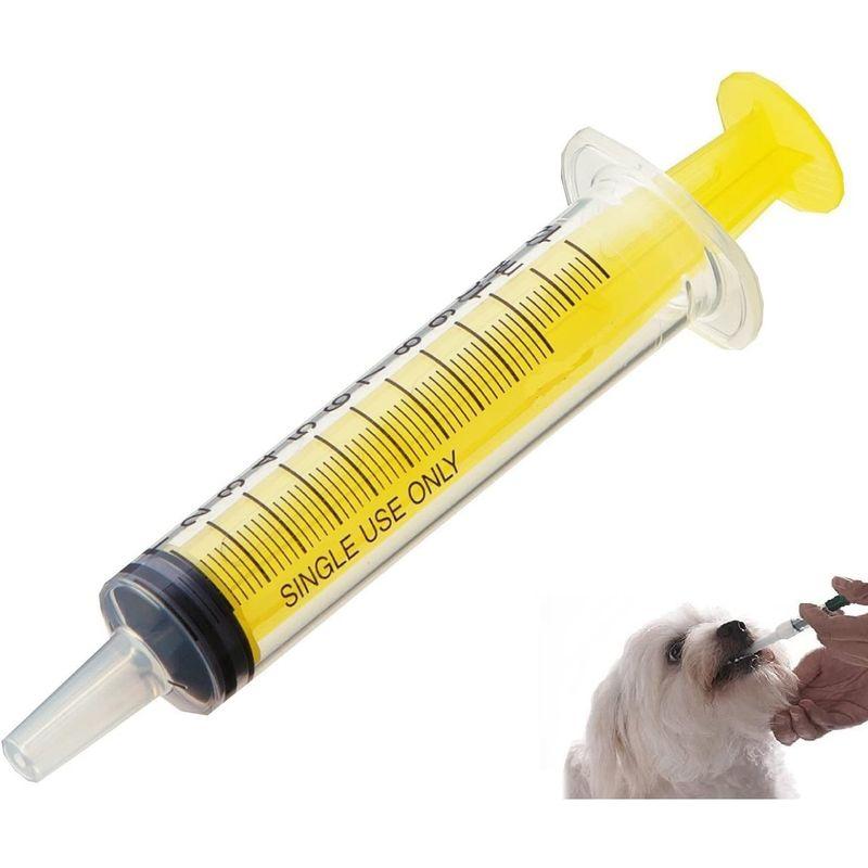 miyabi注入器 老犬・老猫用 給水シリンジ Sサイズ 犬猫兼用 （小型）水分補給・流動食用（イエロー）