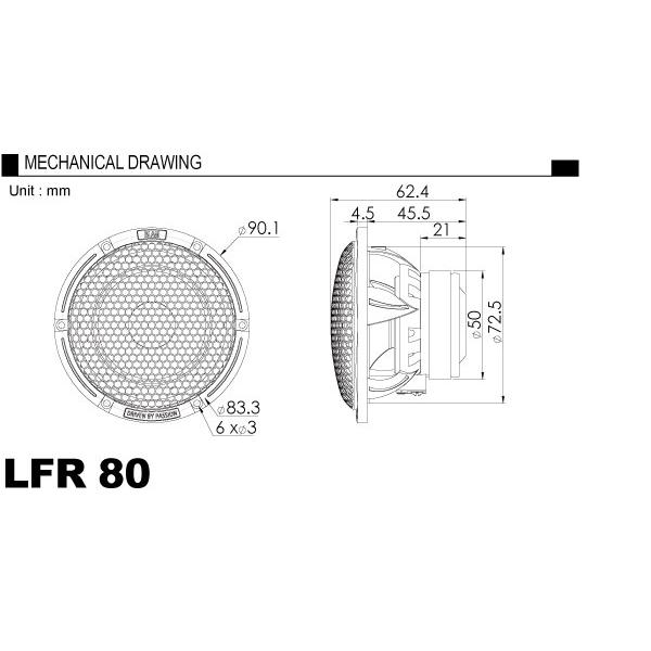 正規品☀新品☀BLAM LFR80 80mmフルレンジスピーカー Amazon.co.jp: BLAM ブラム LFR80 3インチ(80mm) フルレンジ