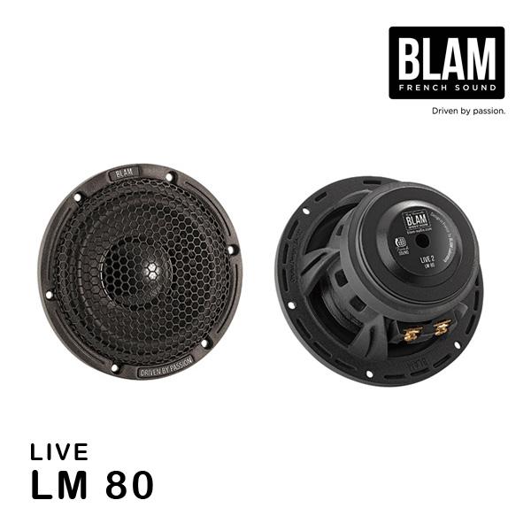 BLAM LIVE LM80 ミッドレンジスピーカー 80mm BLAM ブラム LM 80（LIVEシリーズスピーカー） 80mm ミッドレンジ