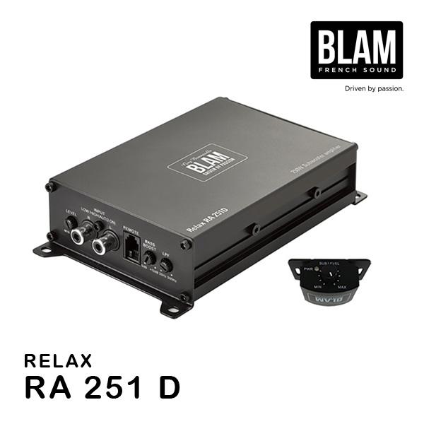 BLAM Relax RA 251D サブウーファーアンプ ブラム BLAM ブラム RA 251 D（RELAXシリーズアンプ） 180W×1ch Dクラス