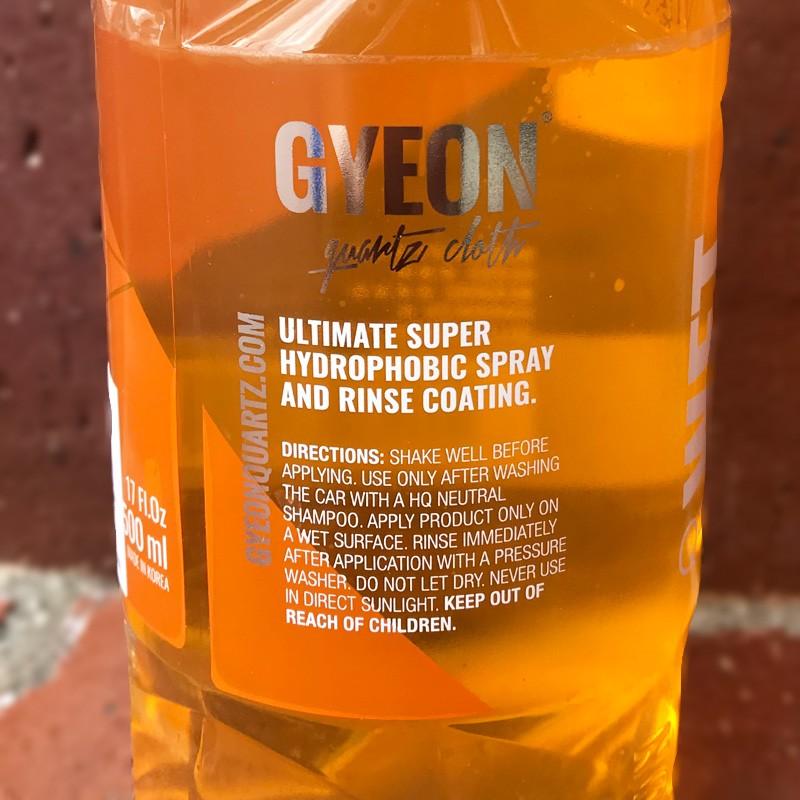 GYEON（ジーオン） New WetCoat（ニュー ウェットコート） 撥水