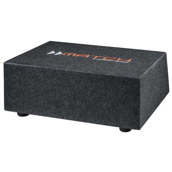 MATCH PP-10ED ボックス型サブウーファー MATCH マッチ PP-10EQ 25cm 3Ω QVCサブウーファーボックス : ルロワ