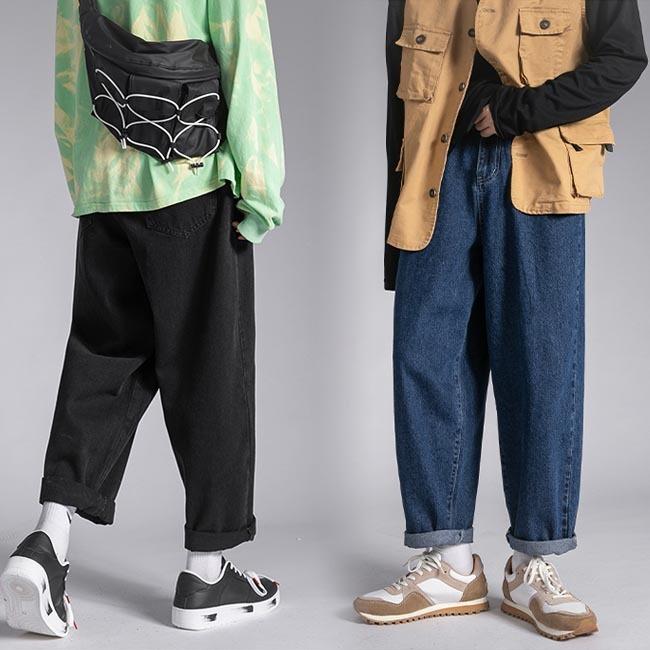 ジーンズ メンズ デニムパンツ ゆったり ワイドパンツ ｇパン トレッチデニム 男性 ジーパン ルーズシルエット カジュアル