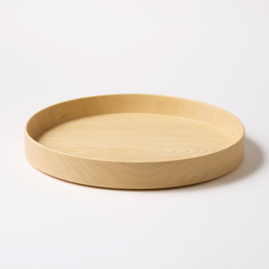 木地のお盆　ナチュラル　直径30cm |  | 01