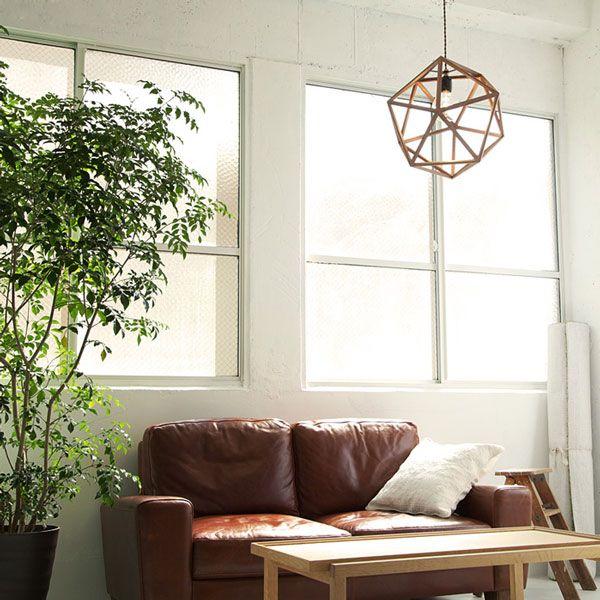 木製ペンダントライト CONFETTI（ブラウン・ナチュラル） : HOTELS by