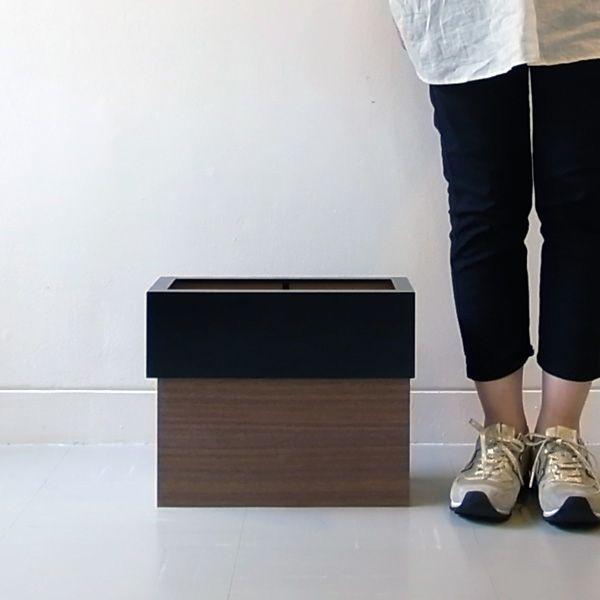 分別ダストボックス　ウォールナット　 |  | 09