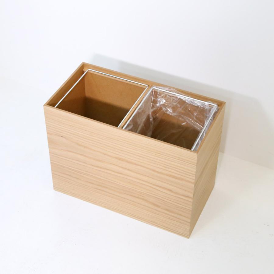 【オーク/W】ENSO分別ダストボックス(上蓋リング式) 　 |  | 06