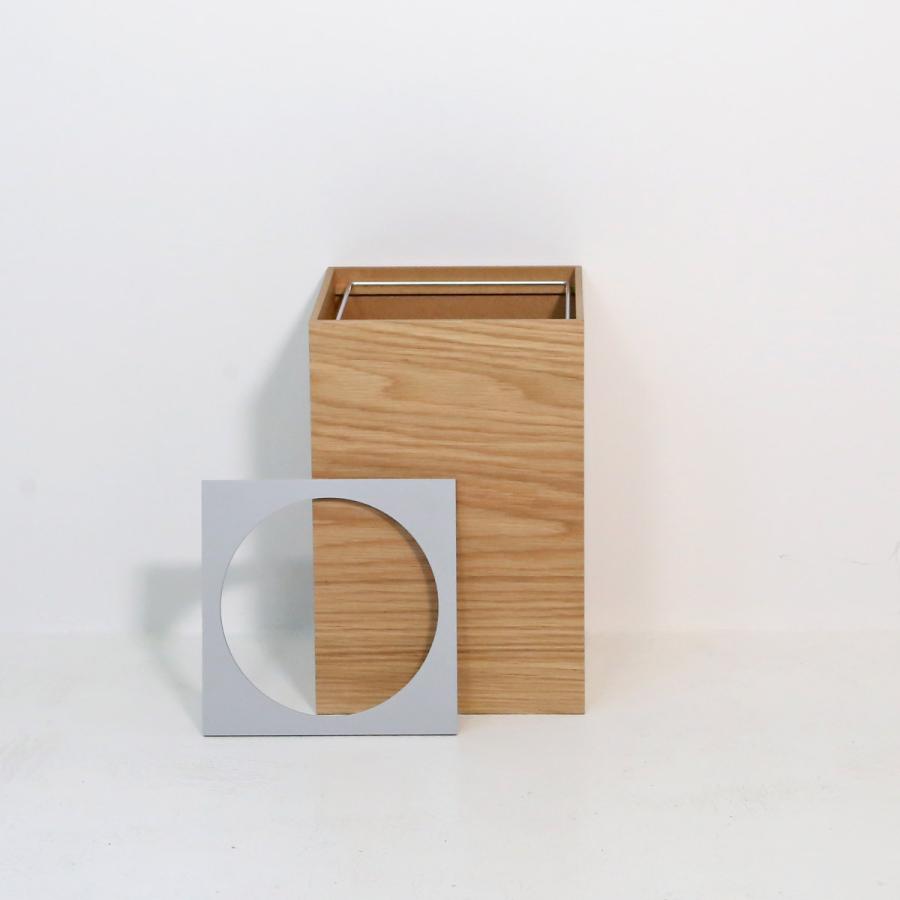 【オーク/S】木製ダストボックス(上フタリング式)　ENSO |  | 02