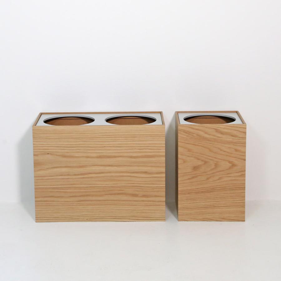 【オーク/S】木製ダストボックス(上フタリング式)　ENSO |  | 05