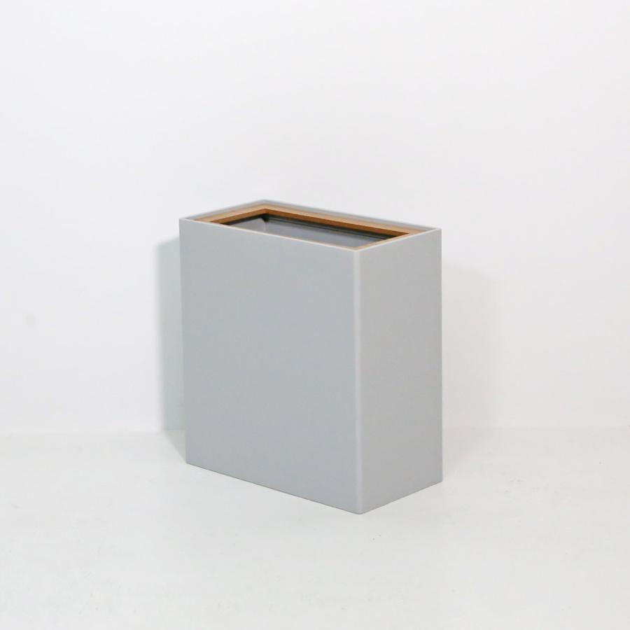 スマートダストボックス角Ｒ　ライトグレー×オーク |  | 02