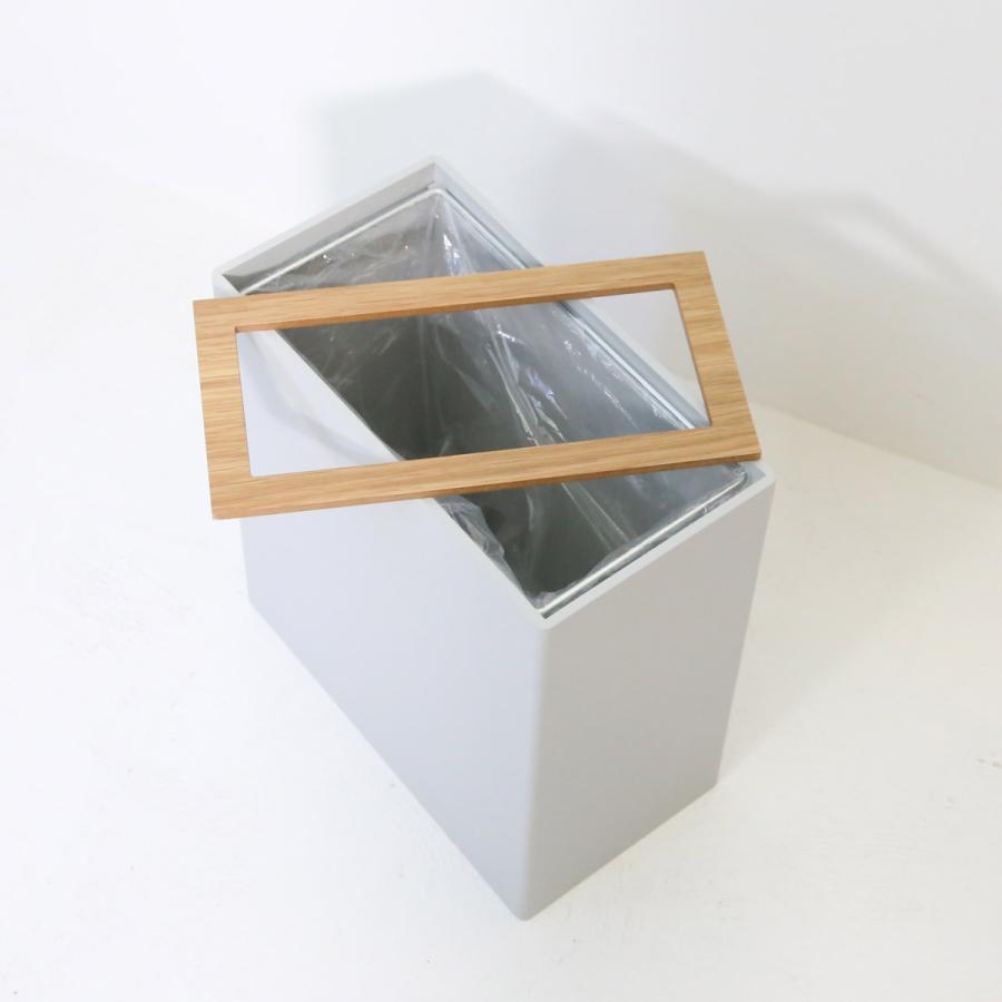 スマートダストボックス角Ｒ　ライトグレー×オーク |  | 05