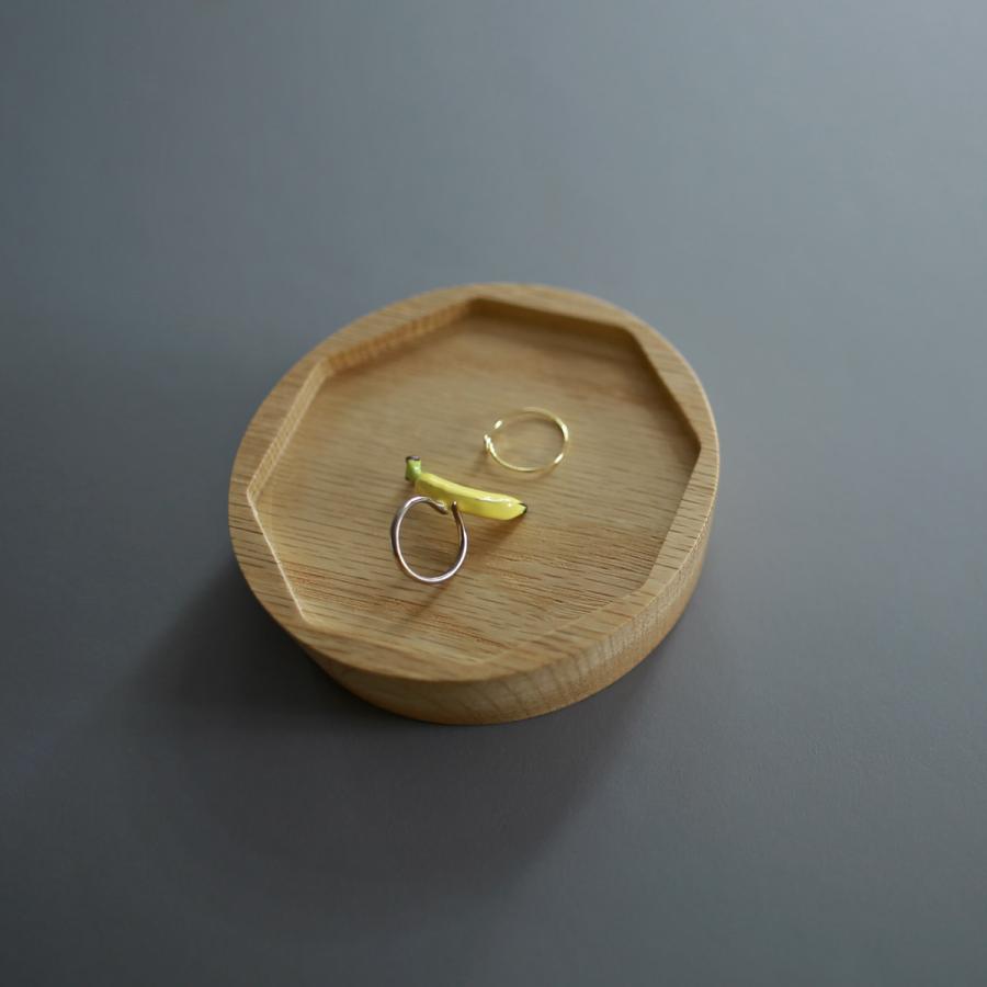 オークの削り出しアクセサリートレイ | 