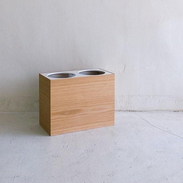 分別ダストボックス W 中子付き 国産木製 enso : HOTELS by L.E.S