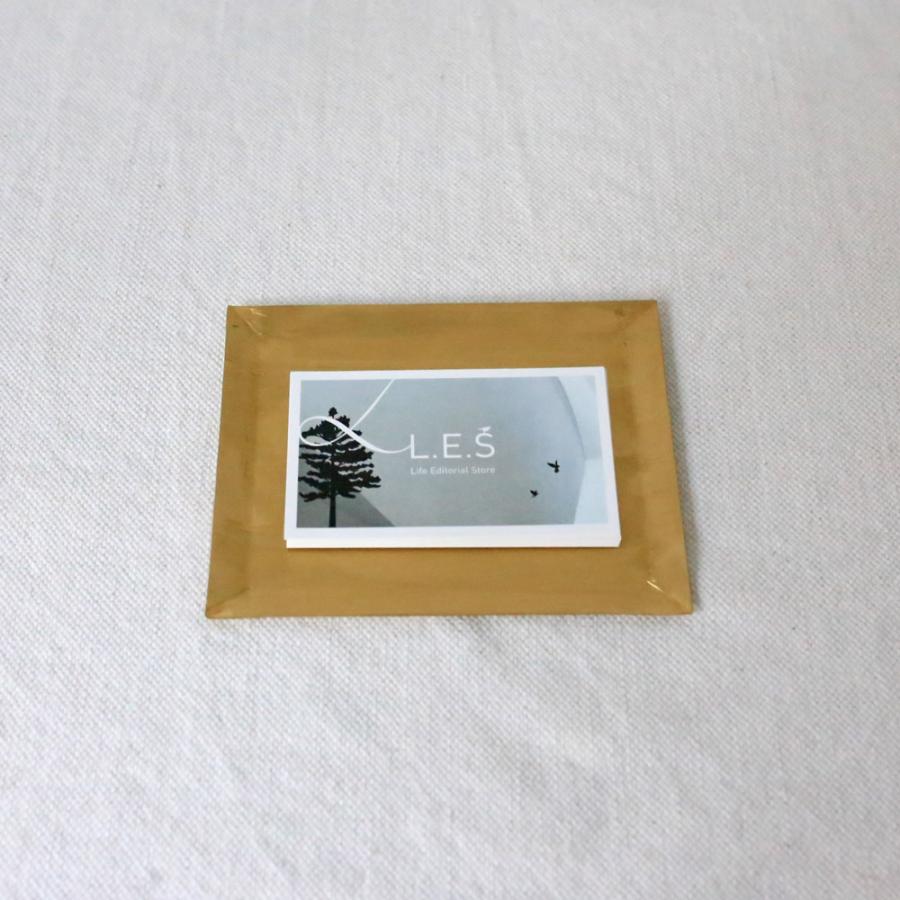 真鍮のプレート 長方形 | fog linen work | 01