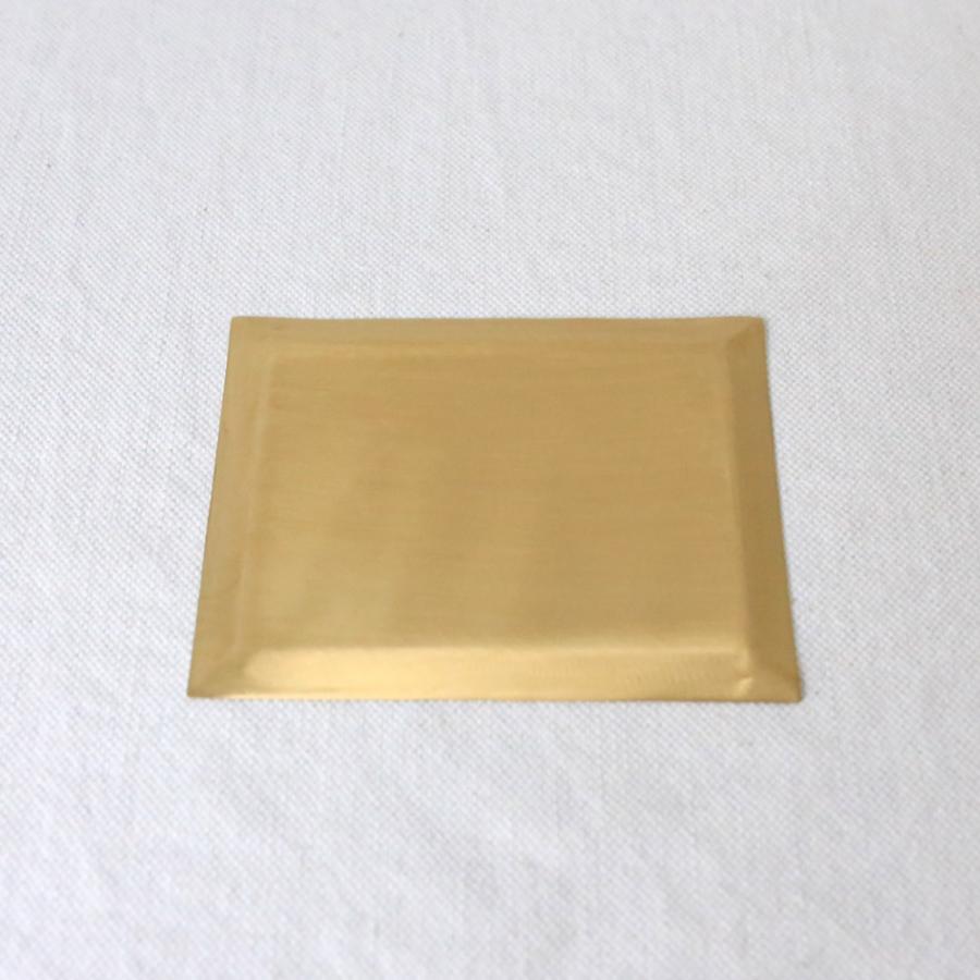 真鍮のプレート 長方形 | fog linen work | 03