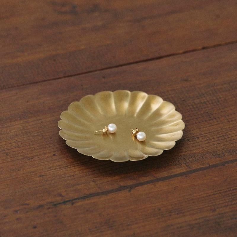 真鍮のフラワートレイ S（100mm） | fog linen work | 01